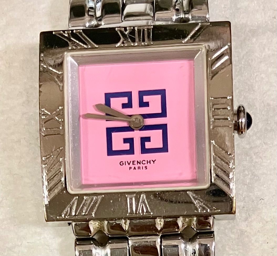 ☆稼働品☆GIVENCHY ジバンシィ☆REG 1558962☆スクエア☆ クオーツ
