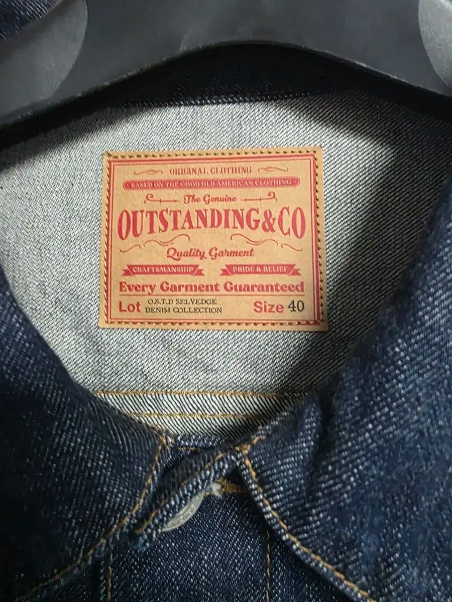 OUTSTANDING アウトスタンディング 2世代 デニム ジャケット m 40 サイズ