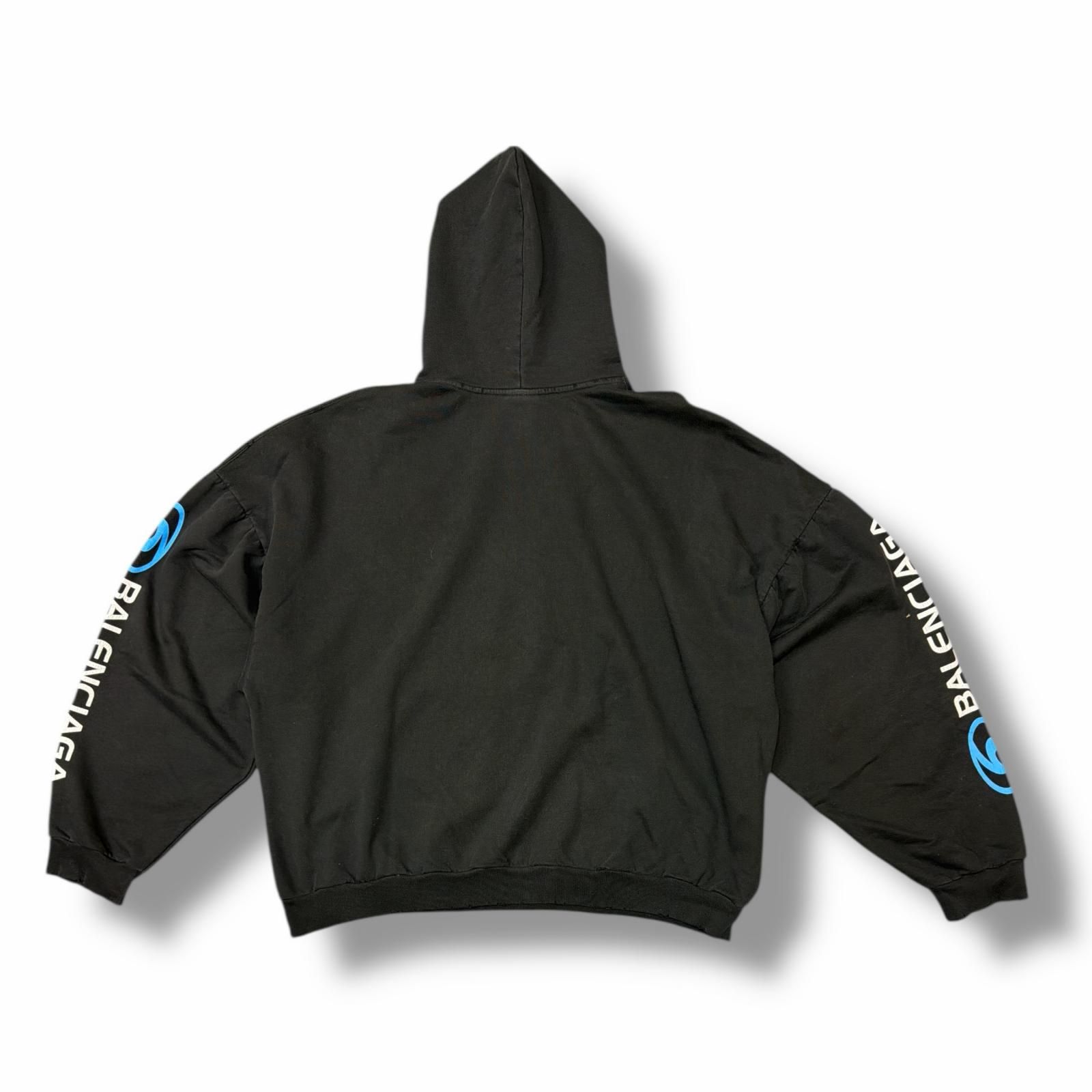 国内正規 BALENCIAGA 24SS Round Hoodie ラウンドフーディー 