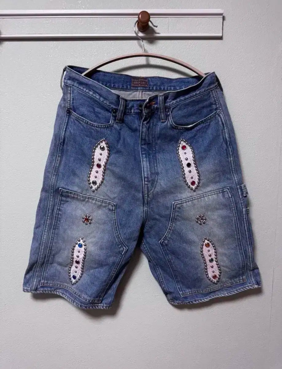 KAPITAL キャピタル ジェムストーン ショーツ デニム パンツ 32