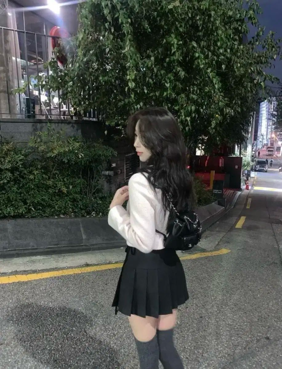 シイェ ジョイプリーツ スカート チャコールブラック S