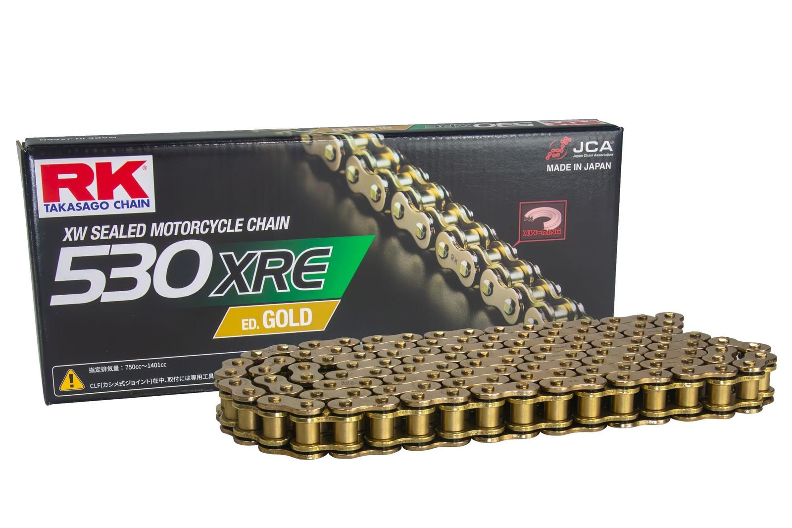 アールケー RK バイク用チェーン ED.GOLD ゴールド GV530XRE 120L