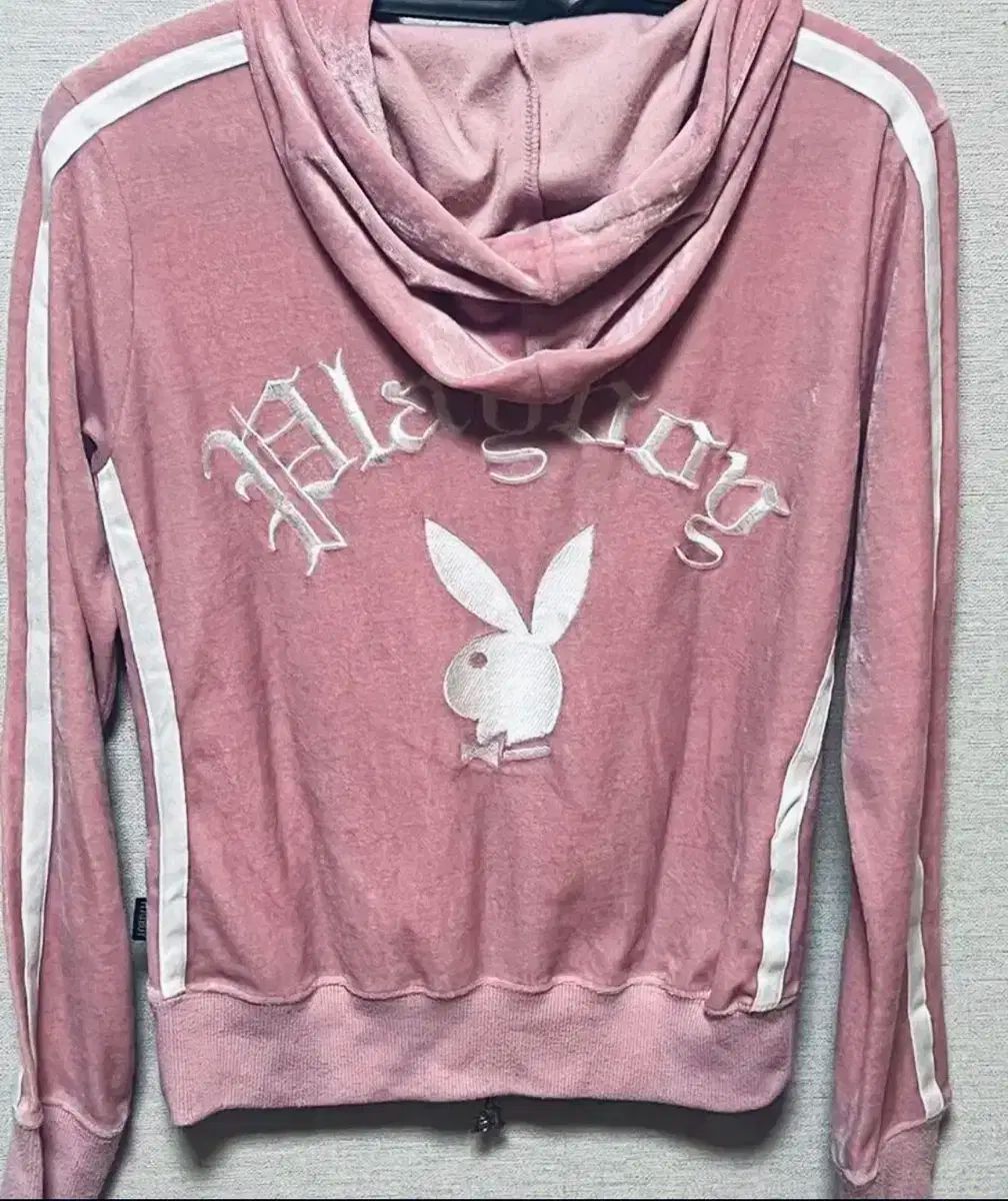 PLAYBOY プレイボーイ ピンク ツアーベルベット ジャージ playboy