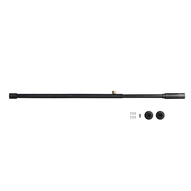 DRAW A LINE 001 Tension Rod A Black ドローアライン テンションロッドA ブラック 縦横兼用 取付幅75 115cm 耐荷重25 10 D-A-BK