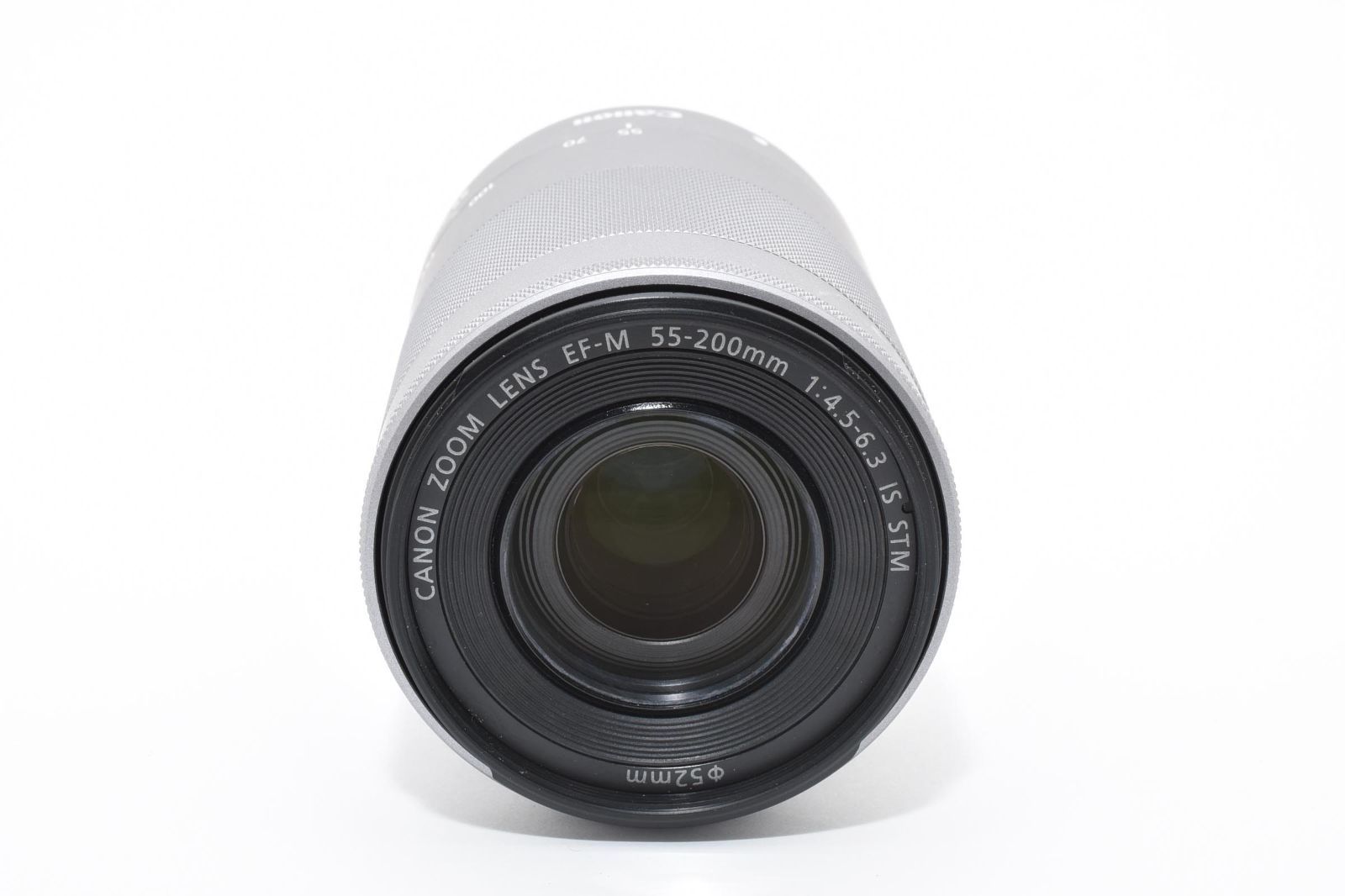 上品 キヤノン Canon EF-M 55-200mm F4.5-6.3 IS STM シルバー LL88 5987