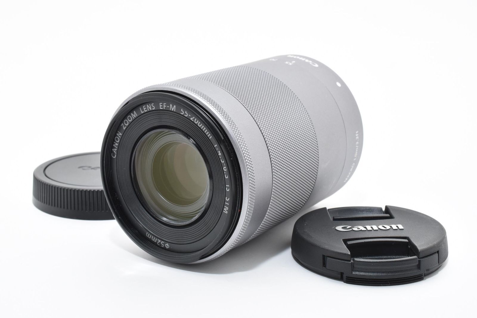 上品 キヤノン Canon EF-M 55-200mm F4.5-6.3 IS STM シルバー LL88 5987