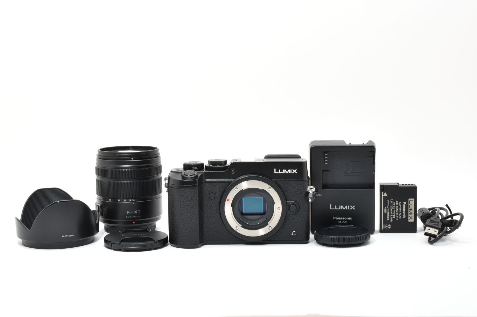 ショット数 6 278回 パナソニック Panasonic LUMIX GX8 高倍率ズームレンズキット DMC-GX8H ブラック LL668 5869