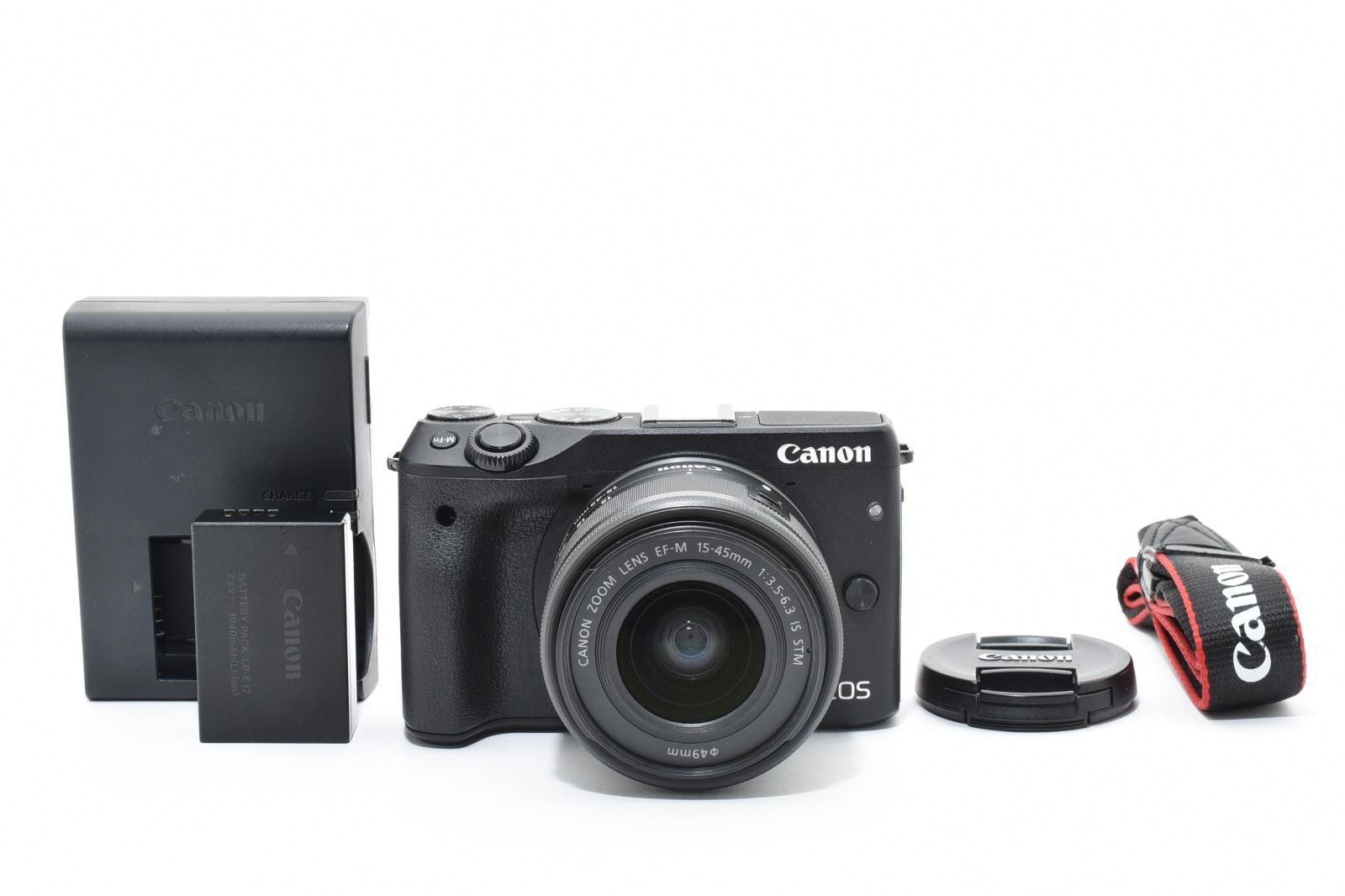 上品 キヤノン Canon EOS M3 ボディ 純正レンズキット 15-45mm LL311 5575