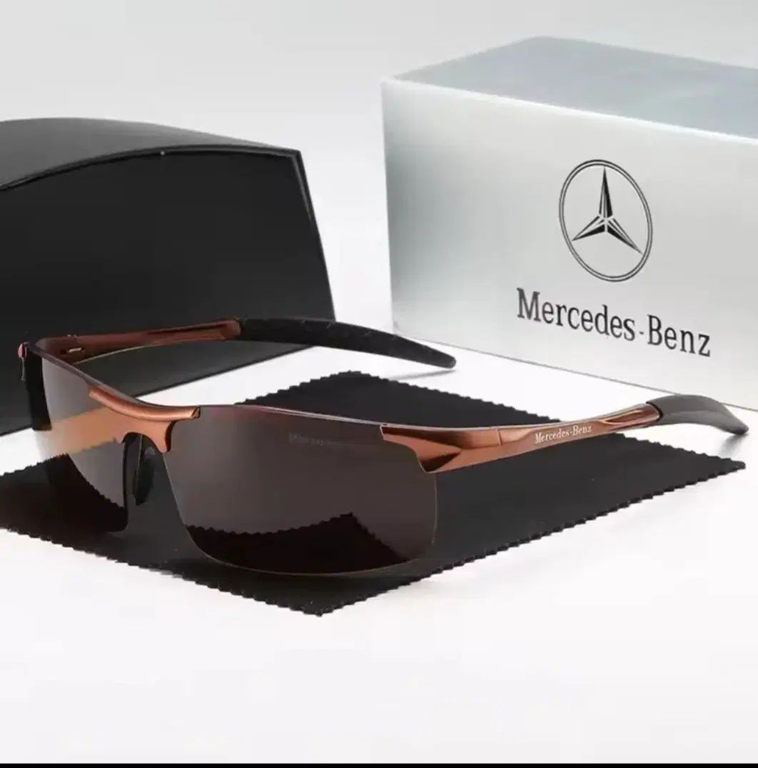 メルセデス ベンツ サングラス ブラウン メタルフレーム