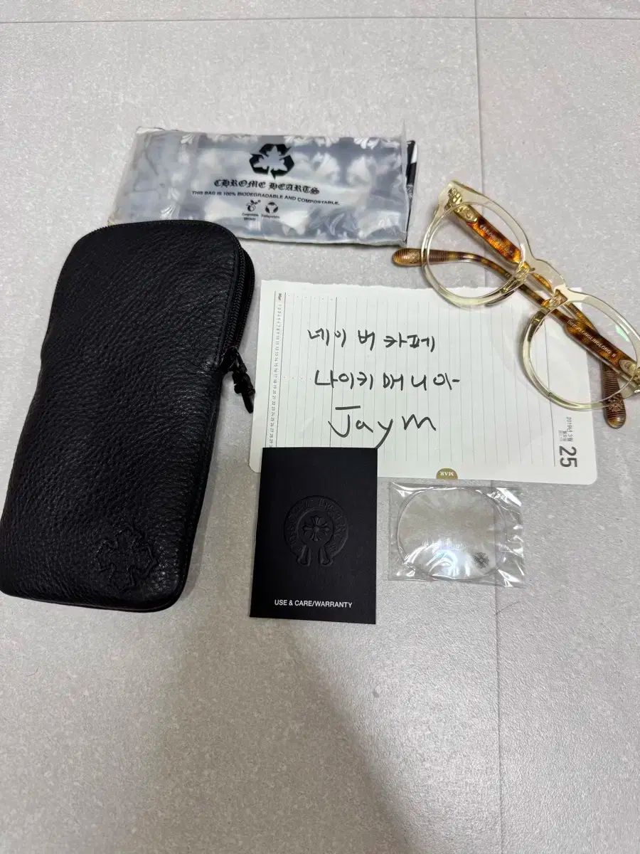 OS CHROME HEARTS クロムハーツ 딩가ロングリングロング2 イエロー 톨토이즈