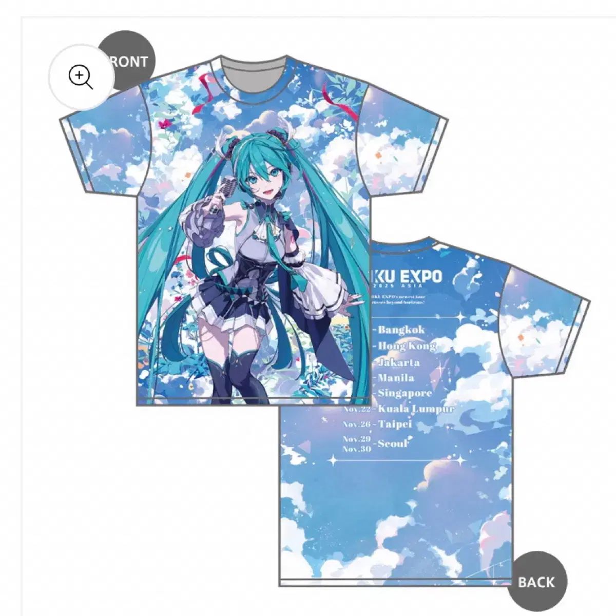 初音ミク 2025 エキスポ Tシャツ 半袖 M