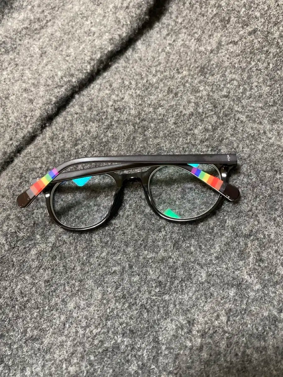 ケネスコール KC 0330 ブラック ウェリントン メガネ