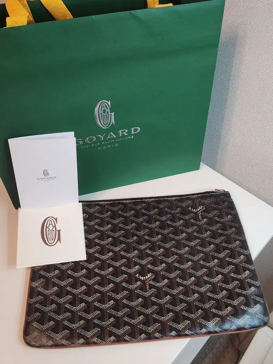 Masion Goyard ゴヤール 瀬名 泉 クラッチバッグ MM ブラック-タン