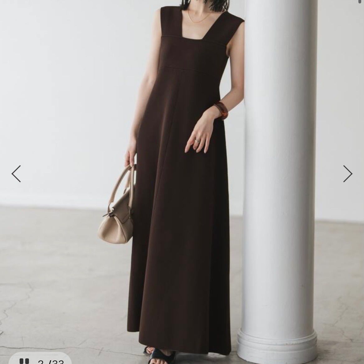 noble ミラノリブフィットフ ワンピース 品 現行モデル