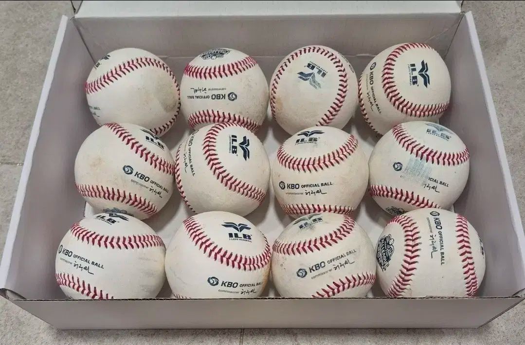 2025シーズン KBO ILB 野球ボール 1ダース