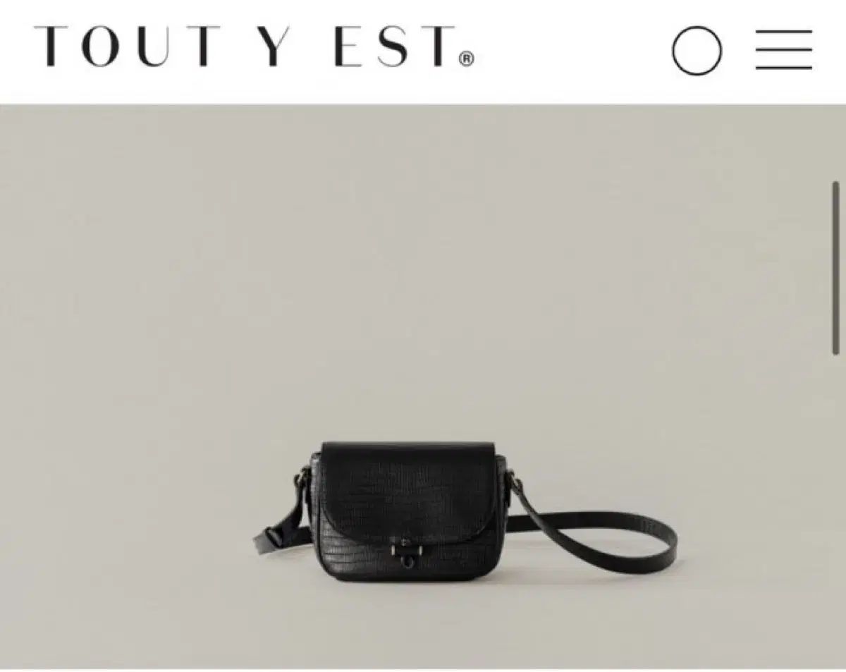 TOUT Y EST カビヨ ミニバッグ