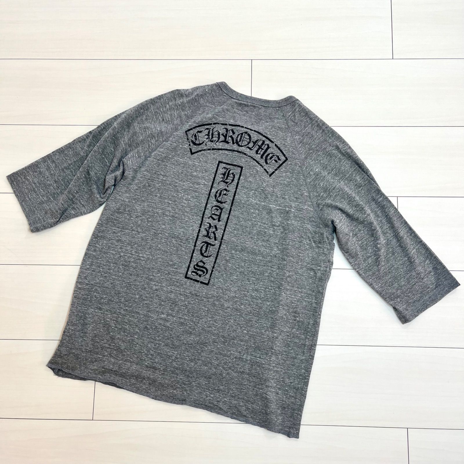 CHROME HEARTS カットソー バックロゴ サイドスター ラグラン クロムハーツ
