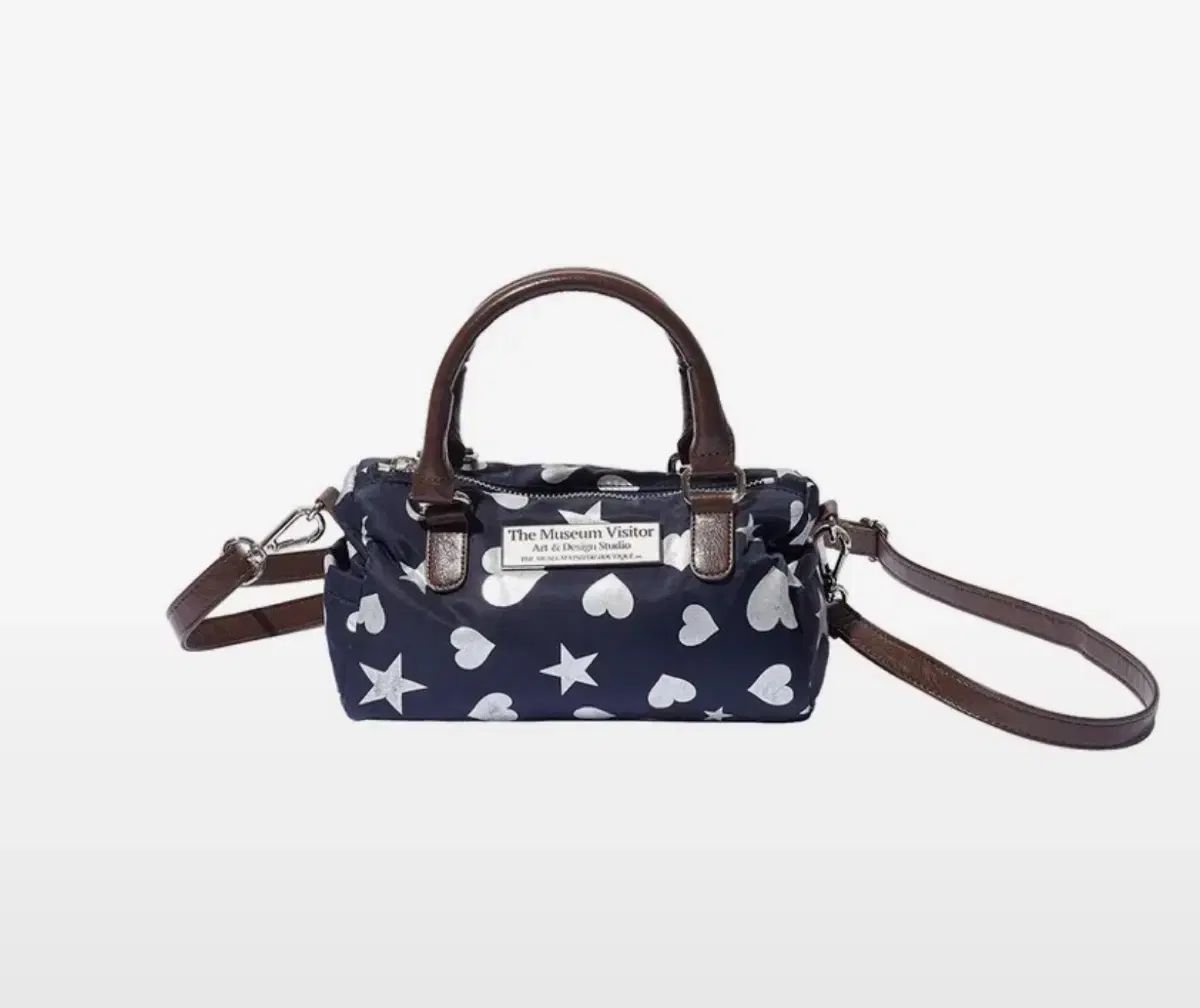 THE MUSEUM VISITOR ミュージアム ハート スター クラック ボストン バッグ