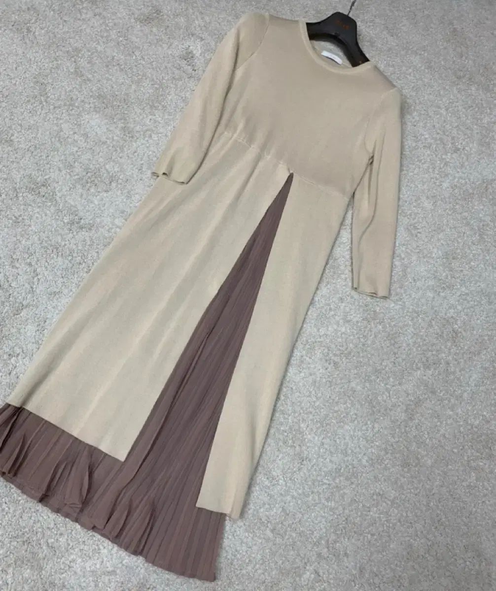  ジゴット ニットブレンド ONE PIECE 長袖 七分袖 ひざ丈ワンピース