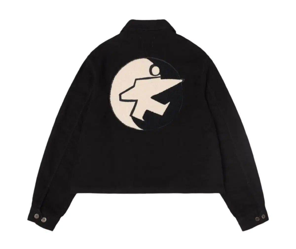 XL STUSSY x OUR LEGACY ブルゾン ジャケット ブラック モールスキン