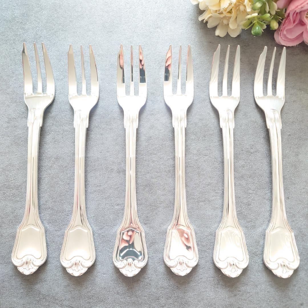 クリストフル ポートロイヤル ケーキフォーク 6点