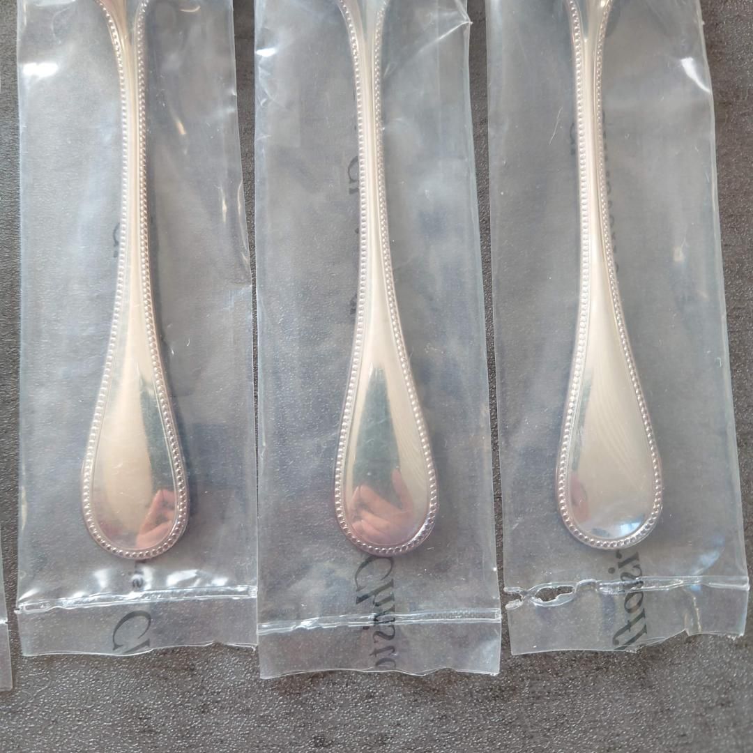 クリストフル パール ケーキフォーク コーヒースプーン 未開封 6点