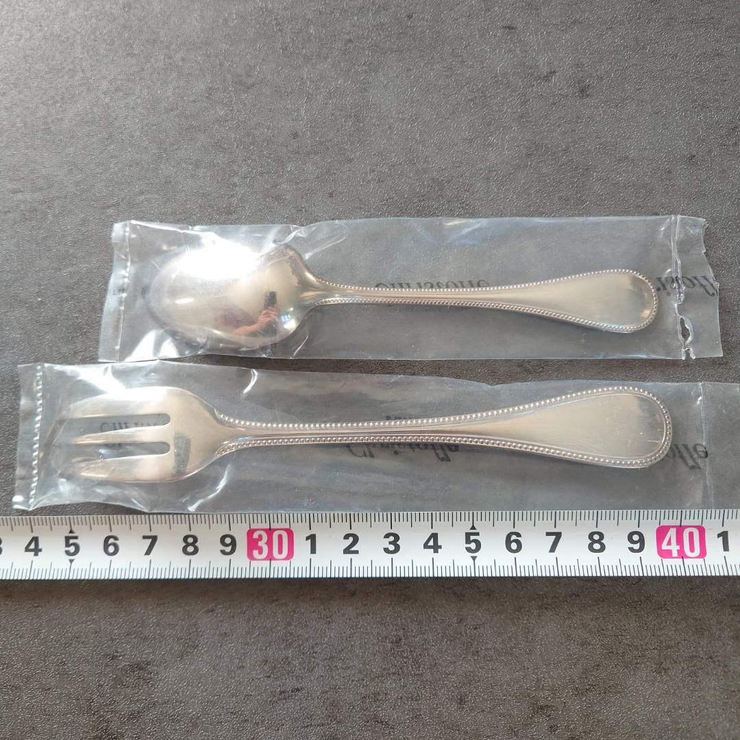 クリストフル パール ケーキフォーク コーヒースプーン 未開封 6点 クリストフル パール ケーキフォーク コーヒースプーン 未開封 6点