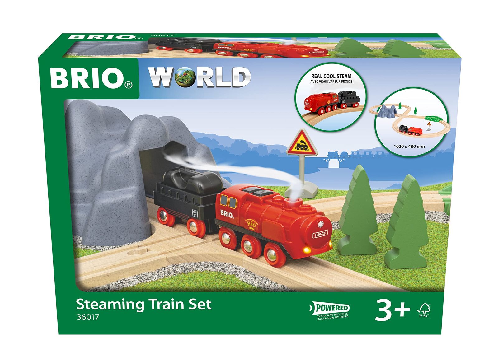 BRIO WORLD (ブリオ ワールド) スチームエンジントレインセット36017