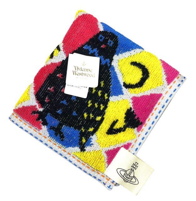 未使用 ヴィヴィアンウエストウッド ハンドタオル ミニタオル ハンカチ