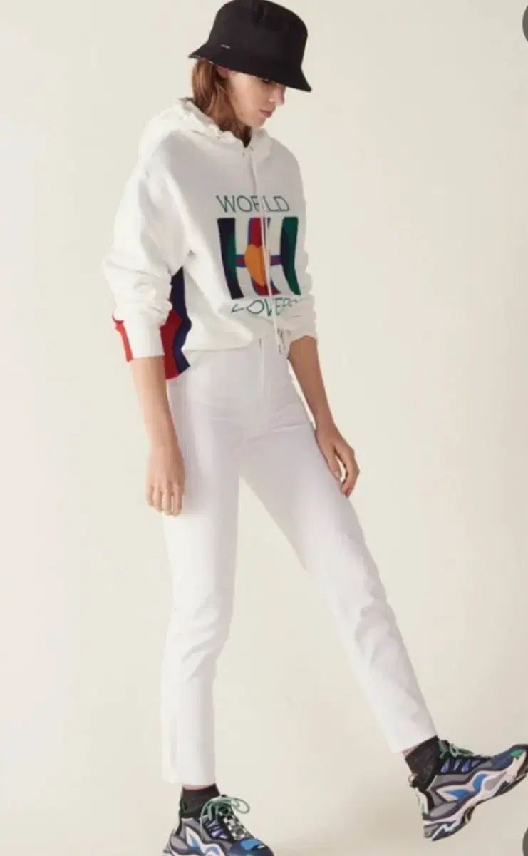 SANDRO サンドロ ホワイトデニム 36