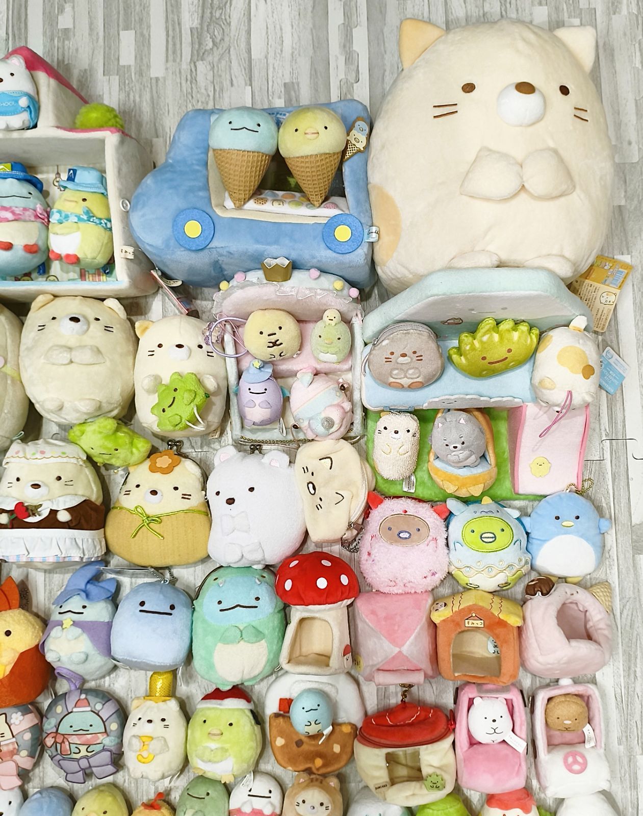 SG079 100⁺体セット すみっコぐらし ぬいぐるみ まとめ売り - メルカリ