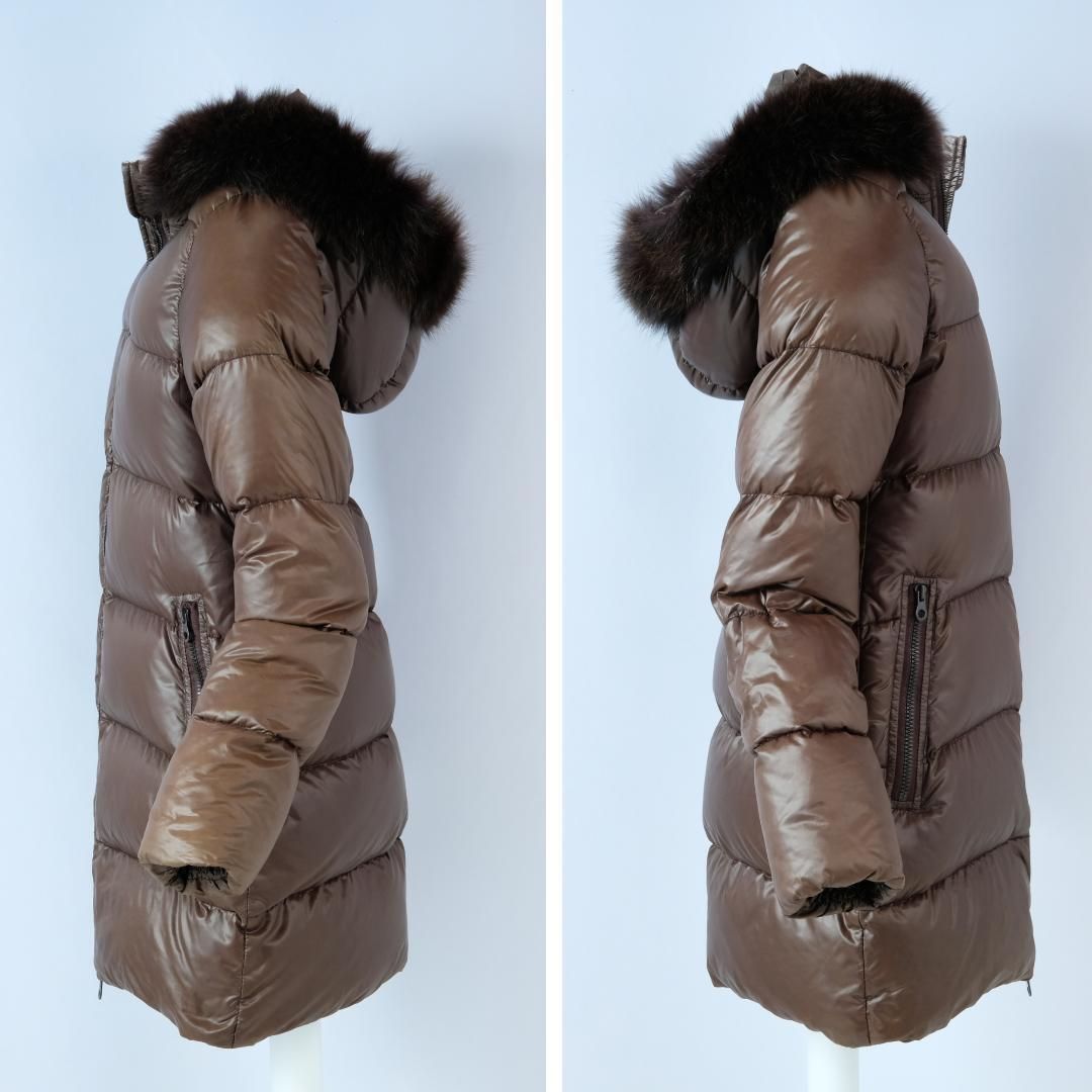 美品】DUVETICA デュベティカ KAPPA フォックスファー フード ロング