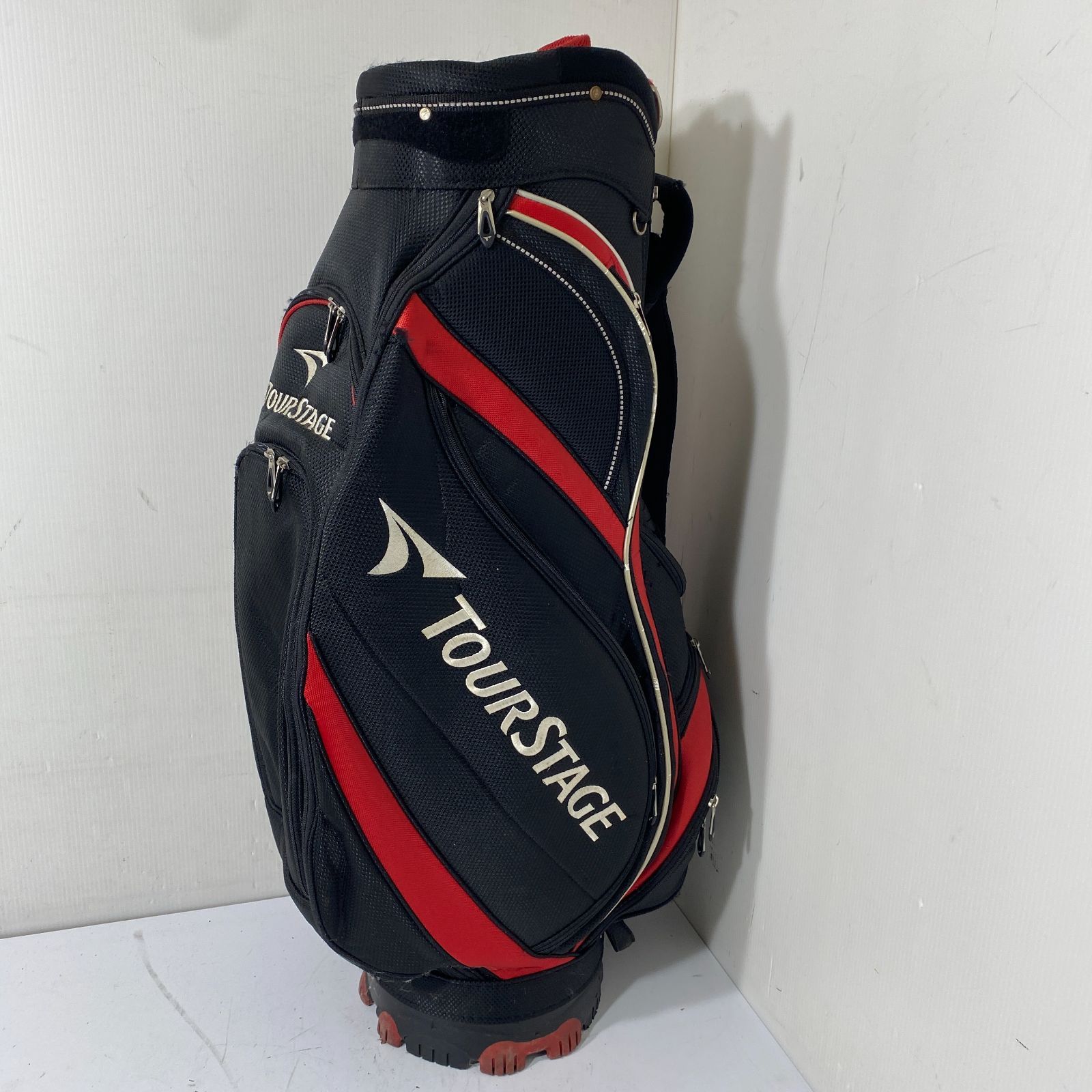TOURSTAGE 8.3インチ 7分割 キャディーバッグ カバー付き ブラック