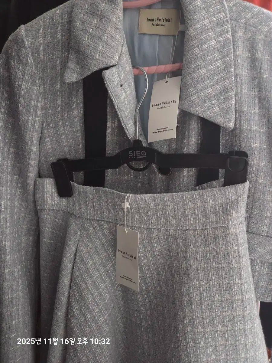 IvanaHelsinki ツイード セットアップ スカート スーツ