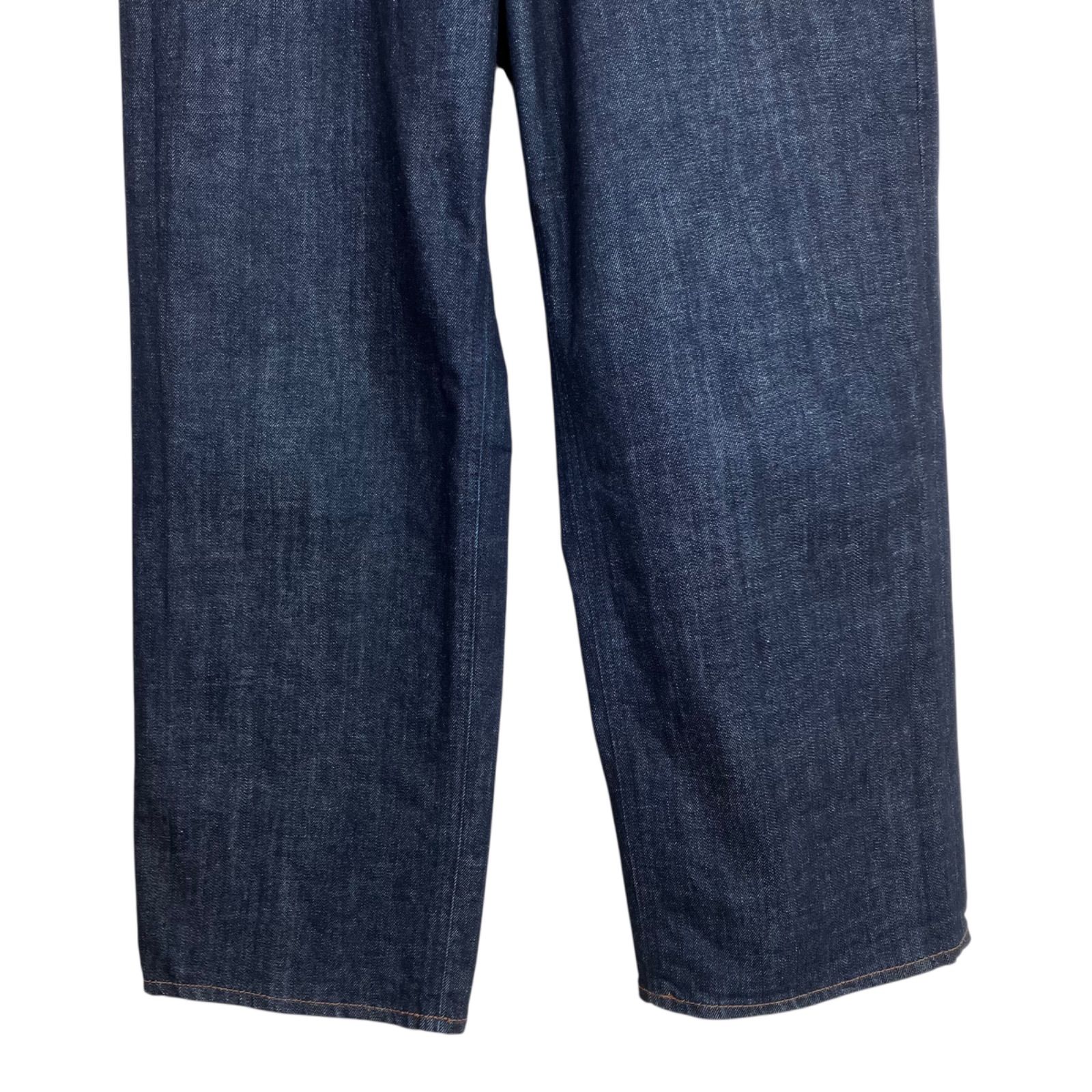 YANUK IENA別注 2024SS ルーズストレート JOAN 23 OWI ネイビー 紺