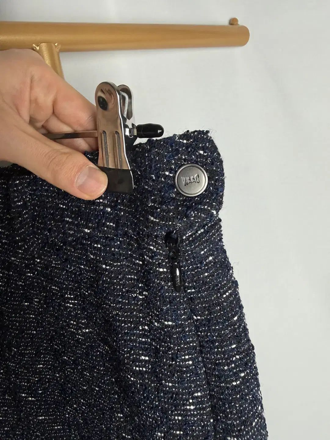 0 size WAAC ワック WACC ゴルフ レディース ツイード スカート