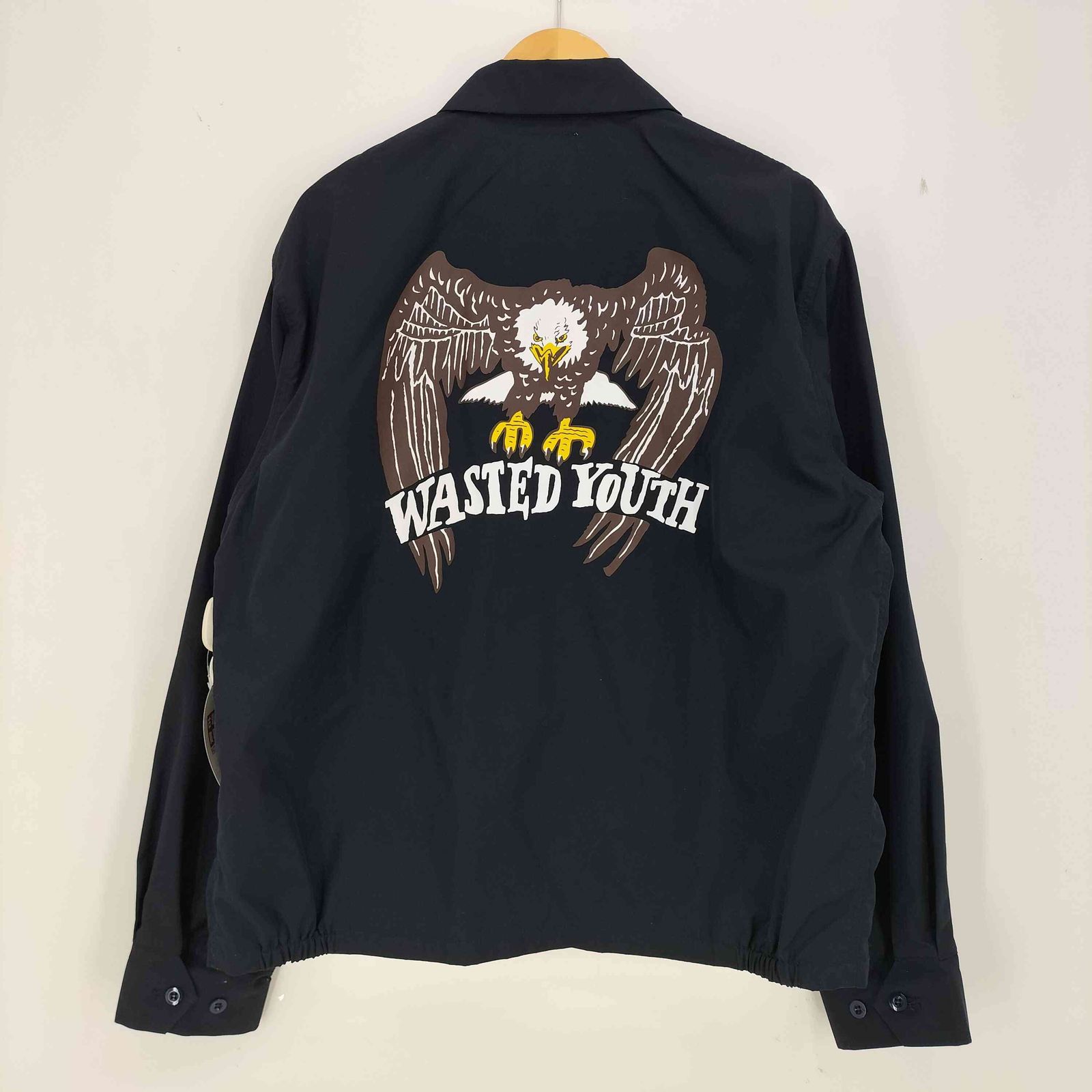 ウェイステッドユース WASTED YOUTH 24aw 両面プリント ジップアップジャケット メンズ XXL