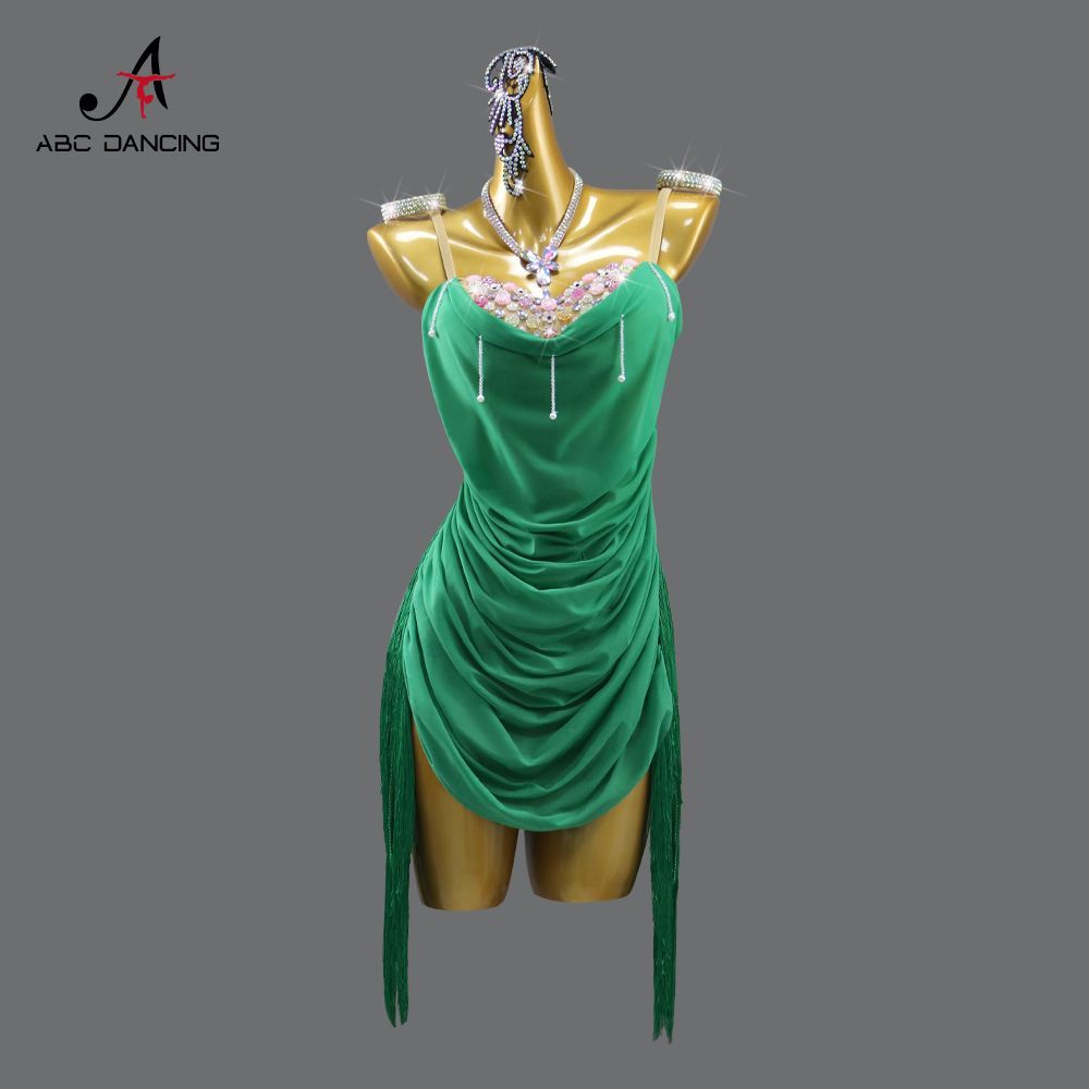 感 社交ダンス ドレス レディース 競技用 ステージ 舞台衣装 発表会 ダンスウェア ラテン サンバ ルンバ チャチャ ワルツ タンゴ モダンダンス パーティー 演出服 フラメンコ ベリーダンス フォーマルドレス P-144