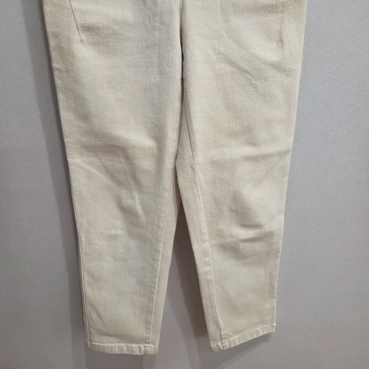 翌日配送、数量限定 。 ハンサム タイム TIME アイボリー コットン パンツ 勇敢な