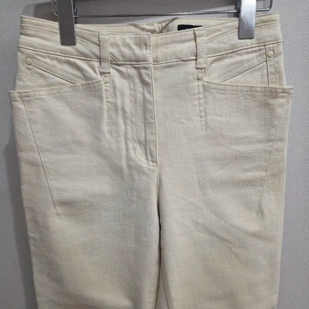 ハンサム タイム TIME アイボリー コットン パンツ