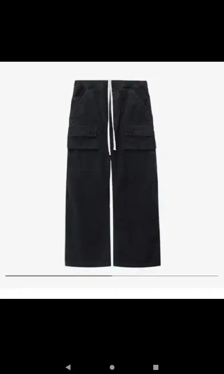 ポリテル ヘビー フロント カーゴ パジャマ インク ブラック3