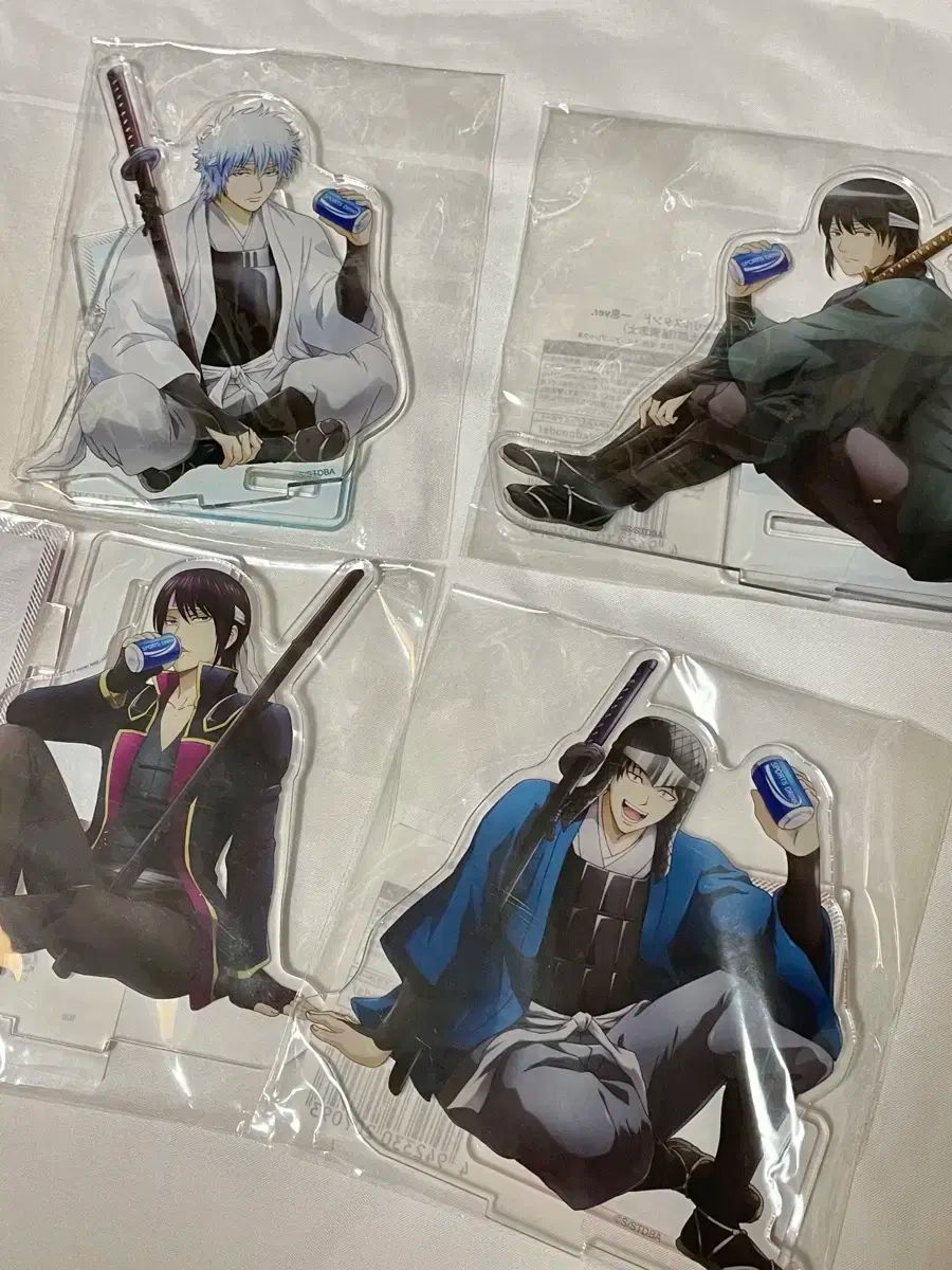 銀魂 休憩アクリルスタンド トレカ 銀時 桂 高杉 辰馬