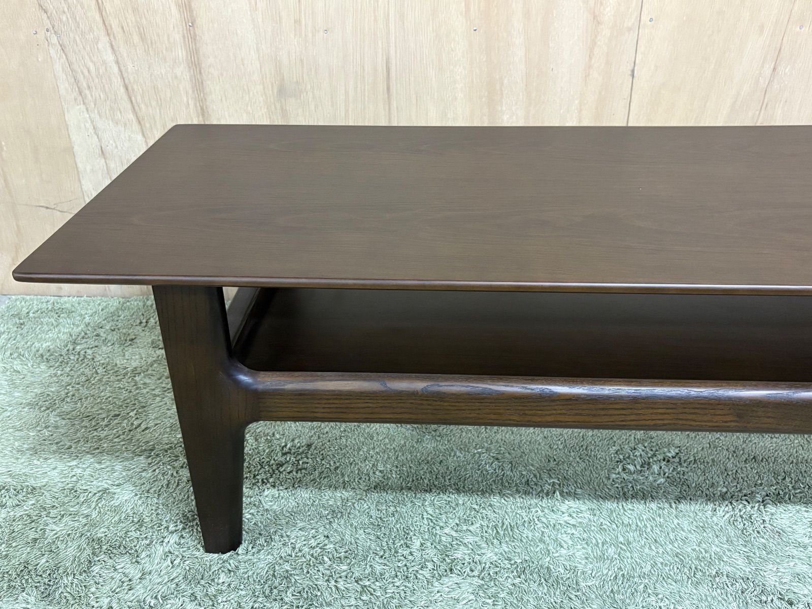 IFU-411 英国アンティーク アイアンテーブル コーヒーテーブル ガラス