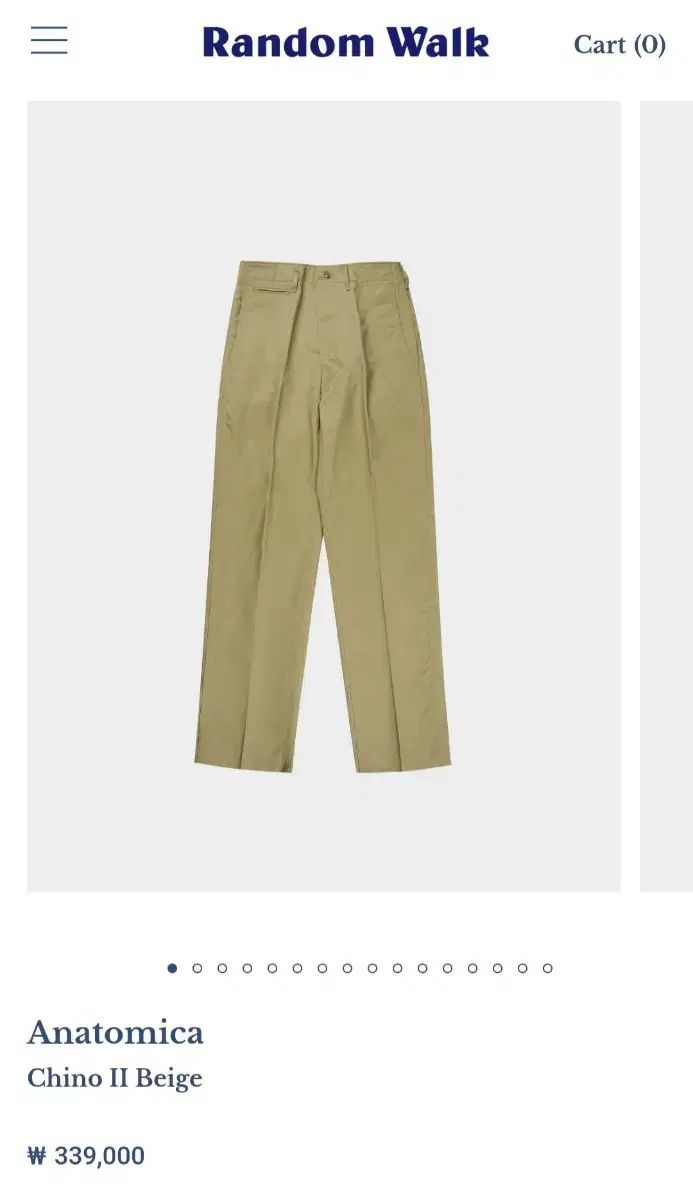 ANATOMICA チノ2 ベージュ 31