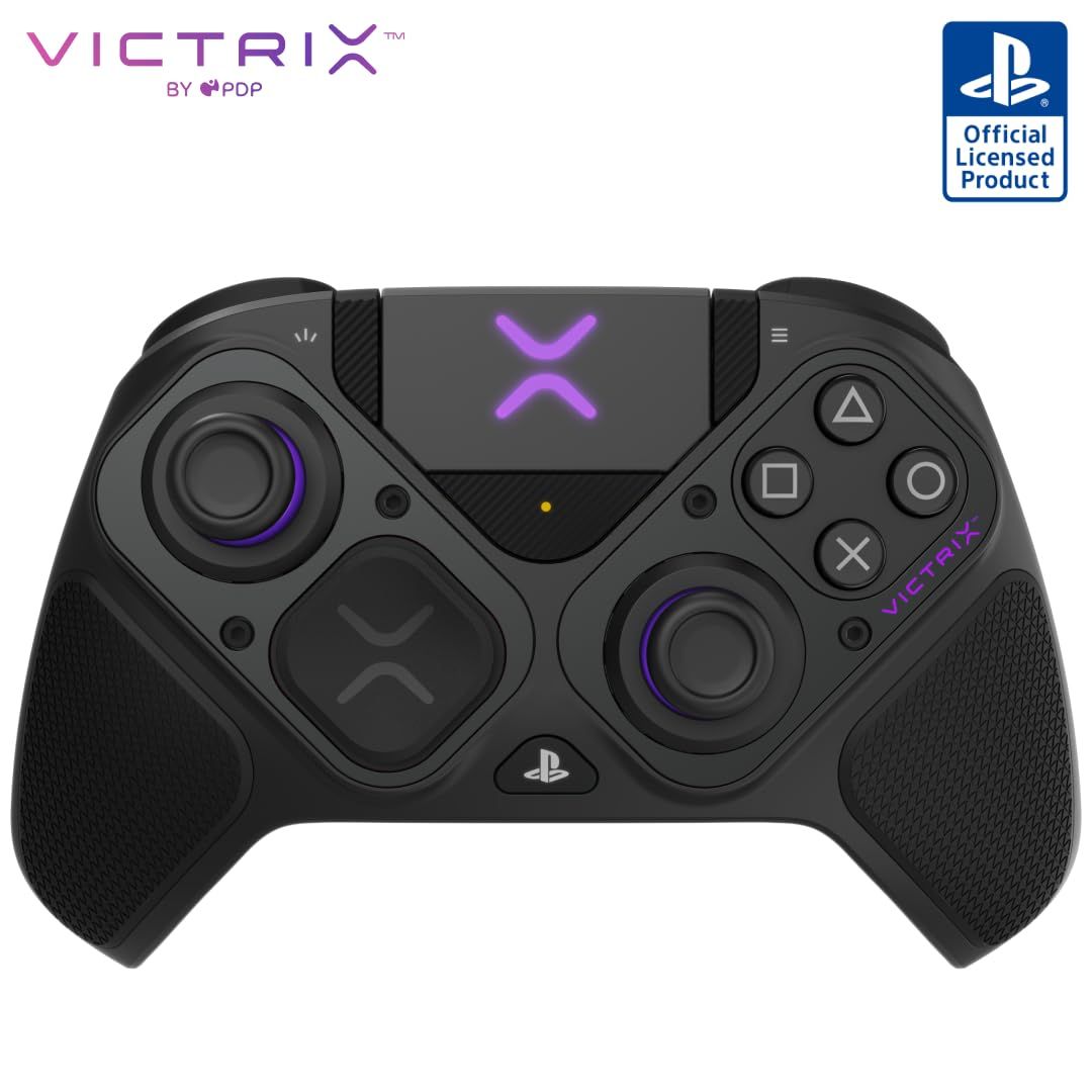 PDP Victrix Pro BFG Wireless Controller for PS5 ビクトリクス プロコントローラー PS5 ブラック SONYオフィシャルライセンス商品 ブラック PlayStation5