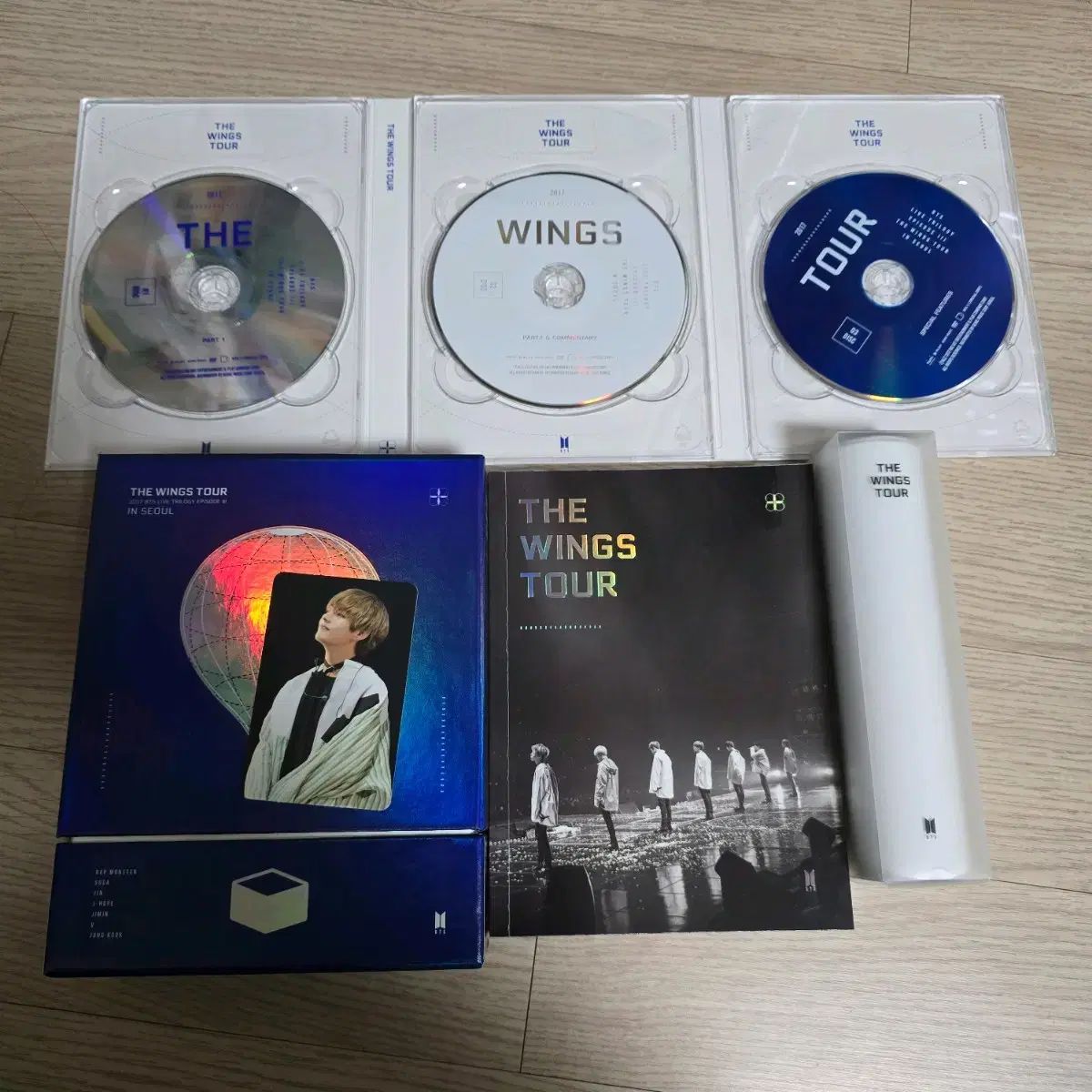 BTS WINGS ツアー DVD ヴィ V テヒョン テテ トレカ フルセット