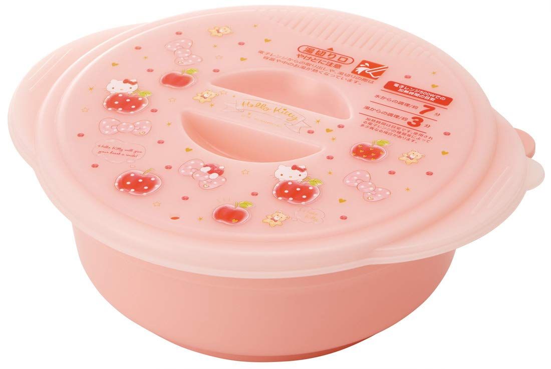 Skater (Skater) Microwave Cooking Supplies Instant Ramen Maker Hello Kitty Happiness Girl Sanrio 1.2L UDR1N [Ramen]