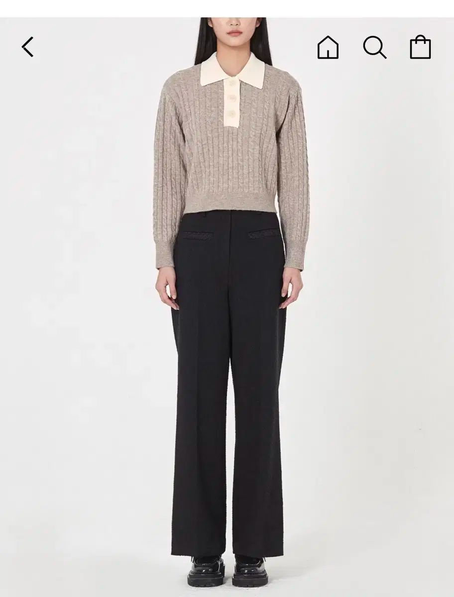 SANDRO ツイードパンツ