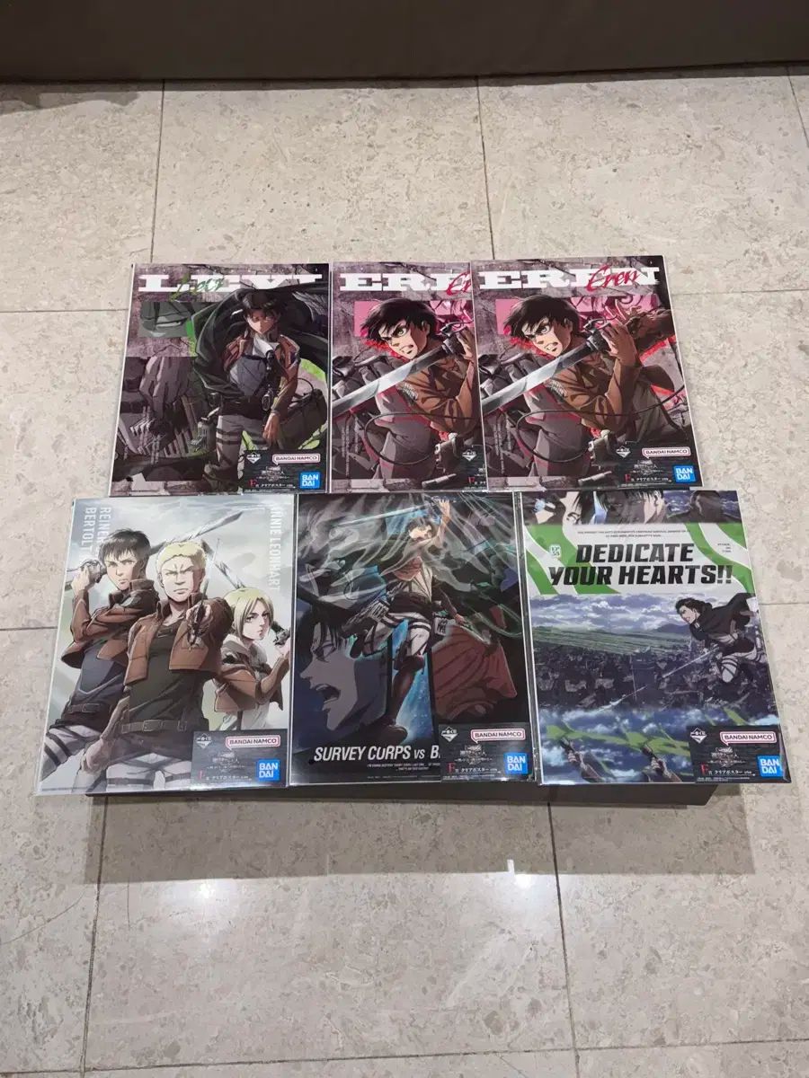 進撃の巨人 GYAO 梶裕貴 神谷浩史 サイン ポスター エレン リヴァイ 進撃の巨人 GYAO 梶裕貴 神谷浩史 サイン ポスター エレン リヴァイ