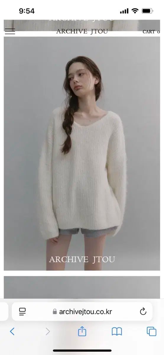 Vネック プルオーバー